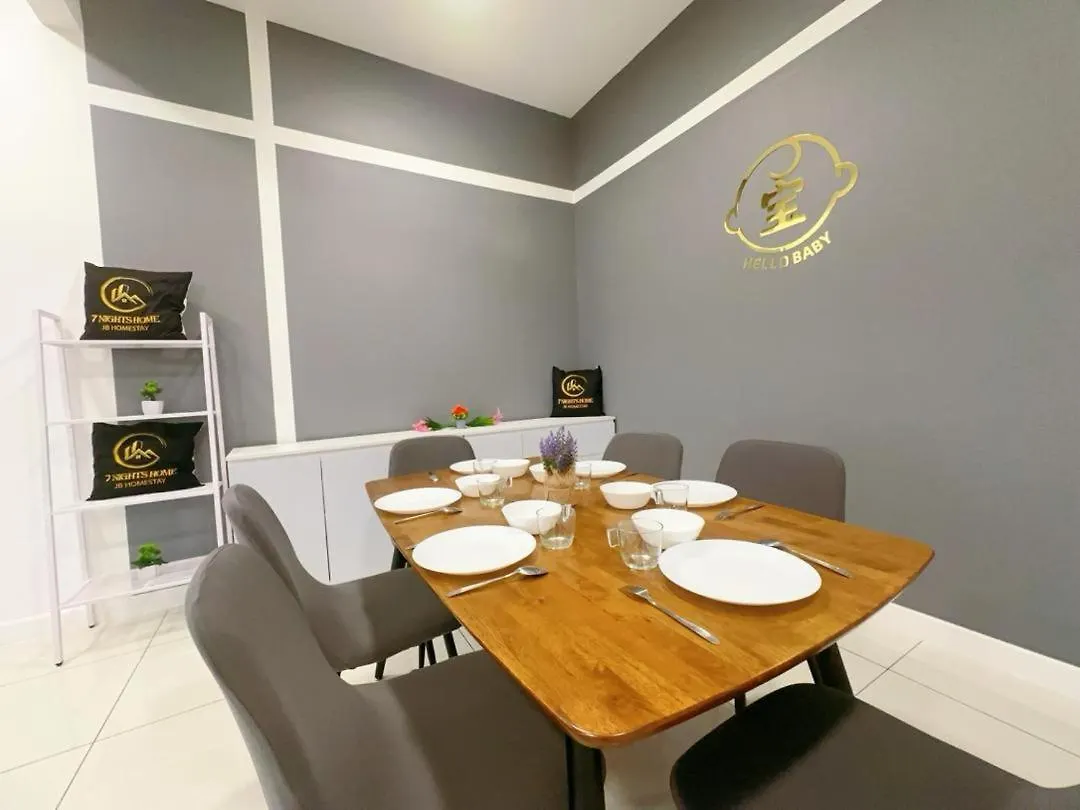 Hello Baby Dato Onn Tebing 10Pax Private Bathroom Johor Bahru Holiday home